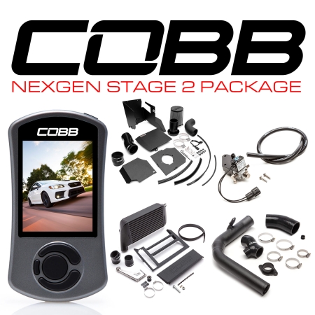 Cobb 15-21 Subaru WRX NexGen Stage 2 Power Package w/SF Intake – Black