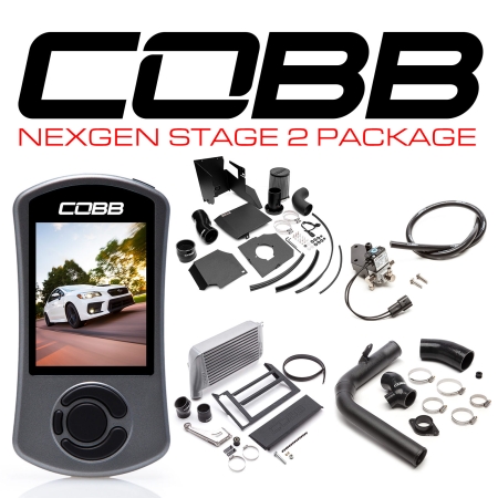 Cobb 15-21 Subaru WRX NexGen Stage 2 Power Package w/SF Intake – Silver