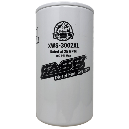 FASS Fuel Systems Extended Length Extreme Water Separator Filter (XWS3002XL)