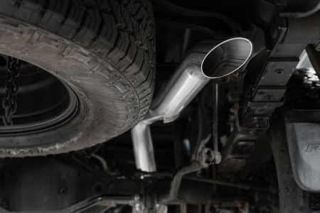 MBRP 22-23 Nissan Frontier 3.8L 3″ Catback Exhaust, Turndown Exit Street Profile – Aluminized Steel