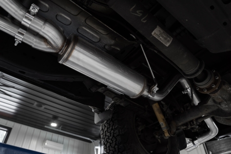 MBRP 22-23 Nissan Frontier 3.8L 3″ Catback Exhaust, Turndown Exit Street Profile – Aluminized Steel