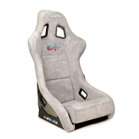 NRG FRP Bucket Seat ULTRA Edition – Medium (Grey Alcantara)