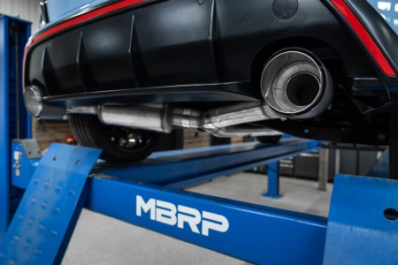 MBRP 22-23 Hyundai Kona N 2.0L Turbo 3in Cat Back Dual Rear with Carbon Fiber Tips – T304