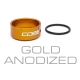 Cobb Knob Trim Ring – Orange Anodized