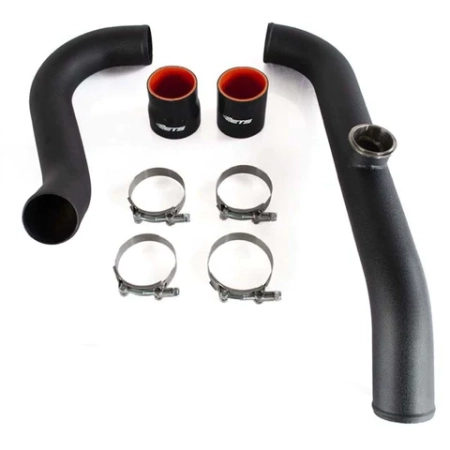 ETS 03-06 MITSUBISHI EVO 8/9 2.5″ Short Route Upper Intercooler Piping Kit – 2.75″ Throttle Body with Tial  BOV Fange