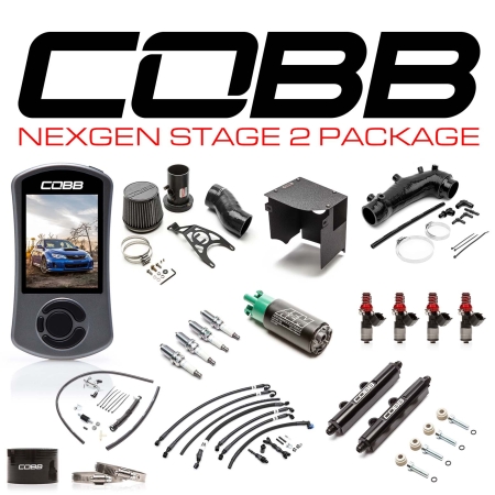Cobb 08-14 Subaru STI NexGen Stage 2 Power Package – Black