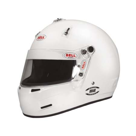 Bell M8 SA2020 V15 Brus Helmet – Size 54-55 (White)