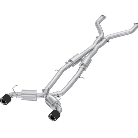 MBRP 23-24 Nissan Z 3.0L Armor Pro T304 Stainless Steel 3in Cat-Back Dual Rear Exit w/ 5in OD CF Tip