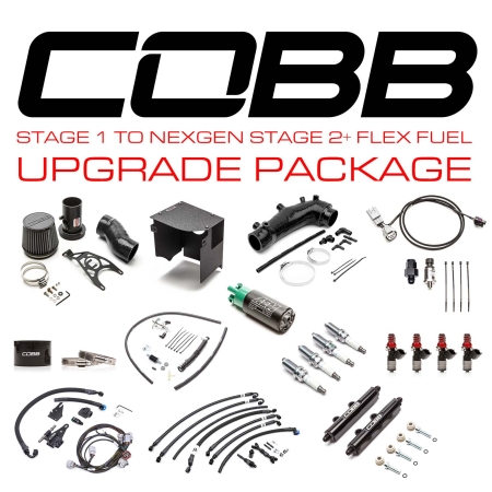 Cobb 08-14 Subaru STI Stg 1 to NexGen Stg 2+ Flex Fuel Power Package – Black