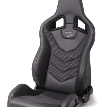 RECARO SEAT SPORTSTER GT w/SUB-HOLE CARBON WEAVE /SILVER DRIVER