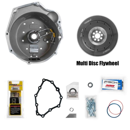 FISCH RACING TECH  Honda K-Series (K20/K24) to CD009/CD00A Adapter System w/ Multi Disc Flywheel