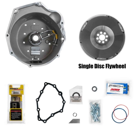 FISCH RACING TECH  Honda K-Series (K20/K24) to CD009/CD00A Adapter System w/ Single Disc Flywheel