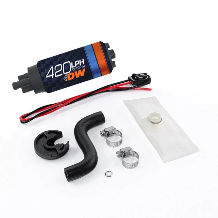 Deatschwerks 420lph in-tank fuel pump w/ 9-1014 install kit for 85-97 Ford Mustang