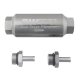 Deatschwerks 3/8 in, 10 micron, 70mm compact in-line fuel filter kit