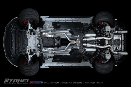 Tomei Full Titanium Muffler Kit Expreme Ti, Type-D – Nissan Z 23+ RZ34