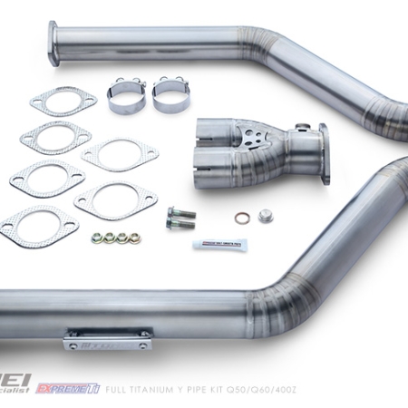 Tomei Expreme Exhaust Ti Full Titanium Mid Y-Pipe, VQ35HR VQ37VHR VR30DDT RWD & AWD – Infiniti Q50 Q60