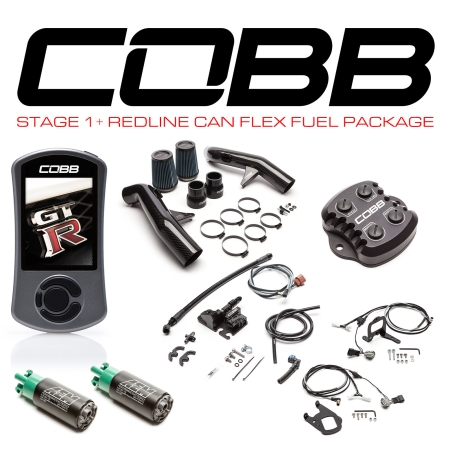 COBB NISSAN GT-R STAGE 1+ REDLINE CARBON FIBER CAN FLEX FUEL POWER PACKAGE W/TCM FLASHING (NIS-006) 2009-2014