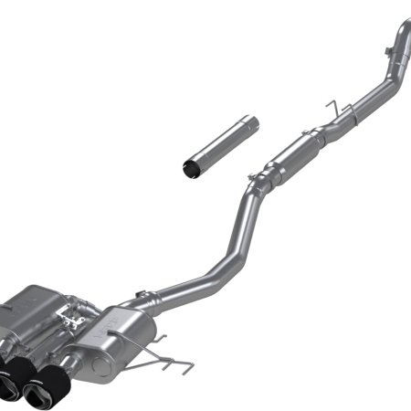 MBRP 23-24 Honda Civic Type R 2.0L T304 SS 3in Cat-Back Exhaust Triple Center Outlet w/ Carbon Tips